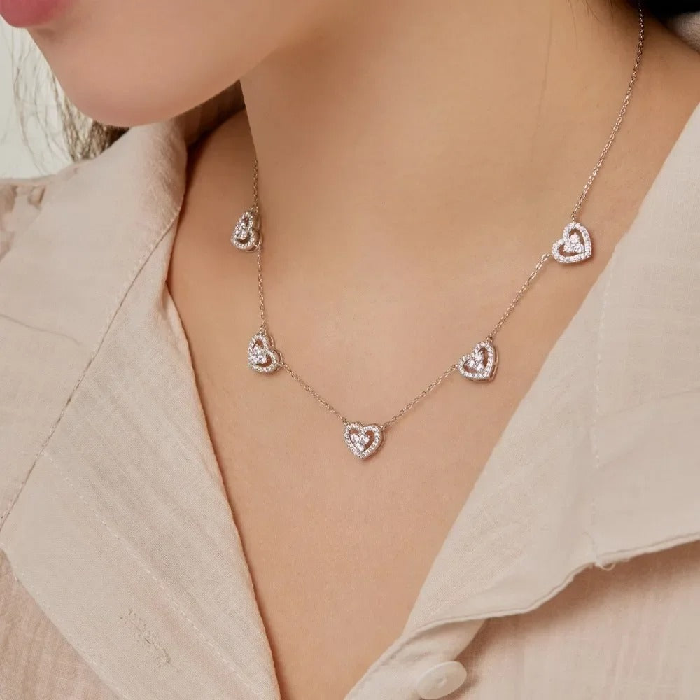 HeartGlow™ Silver Necklace