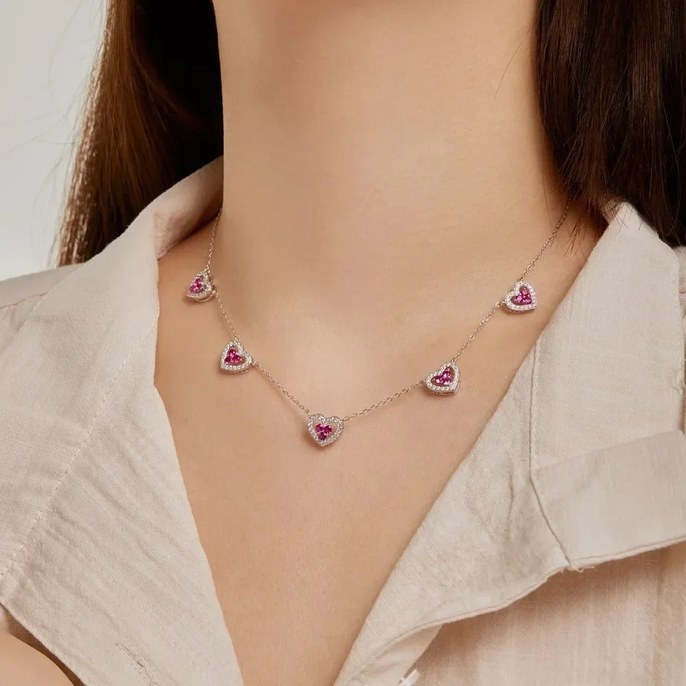 HeartGlow™ Silver Necklace