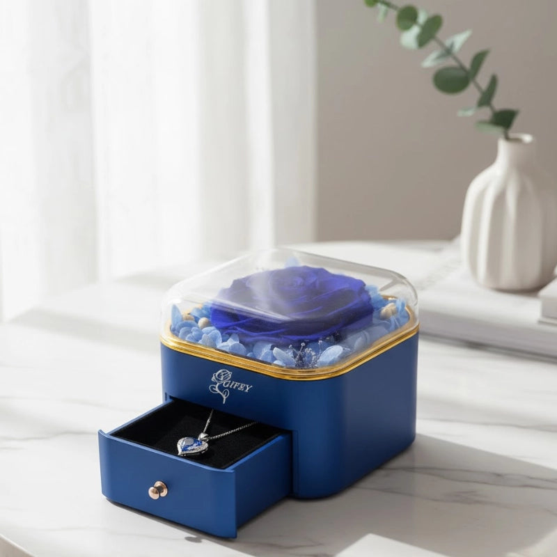 Forever Rose Necklace Box