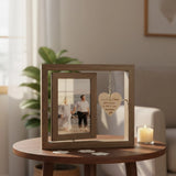 Rotating Rustic Photo Frame