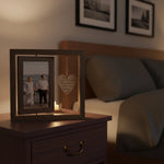 Rotating Rustic Photo Frame