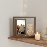 Rotating Rustic Photo Frame
