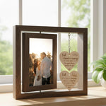 Rotating Rustic Photo Frame