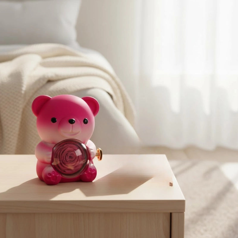 Preserved Rose Teddy Bear