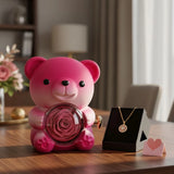Preserved Rose Teddy Bear