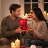 Preserved Rose Teddy Bear