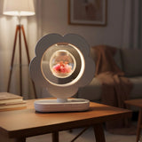 Levitating Preserved Rose Lamp