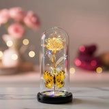 Galaxy Glass Rose Lamp