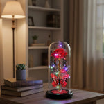 Galaxy Glass Rose Lamp