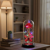 Galaxy Glass Rose Lamp