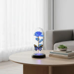 Galaxy Glass Rose Lamp