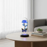 Galaxy Glass Rose Lamp