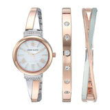 Crystal Bangle Watch Set