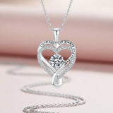 Infinity Heart Birthstone Necklace