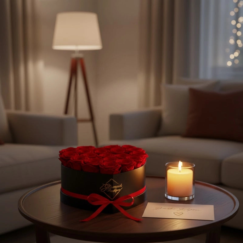 Forever Heart Rose Box