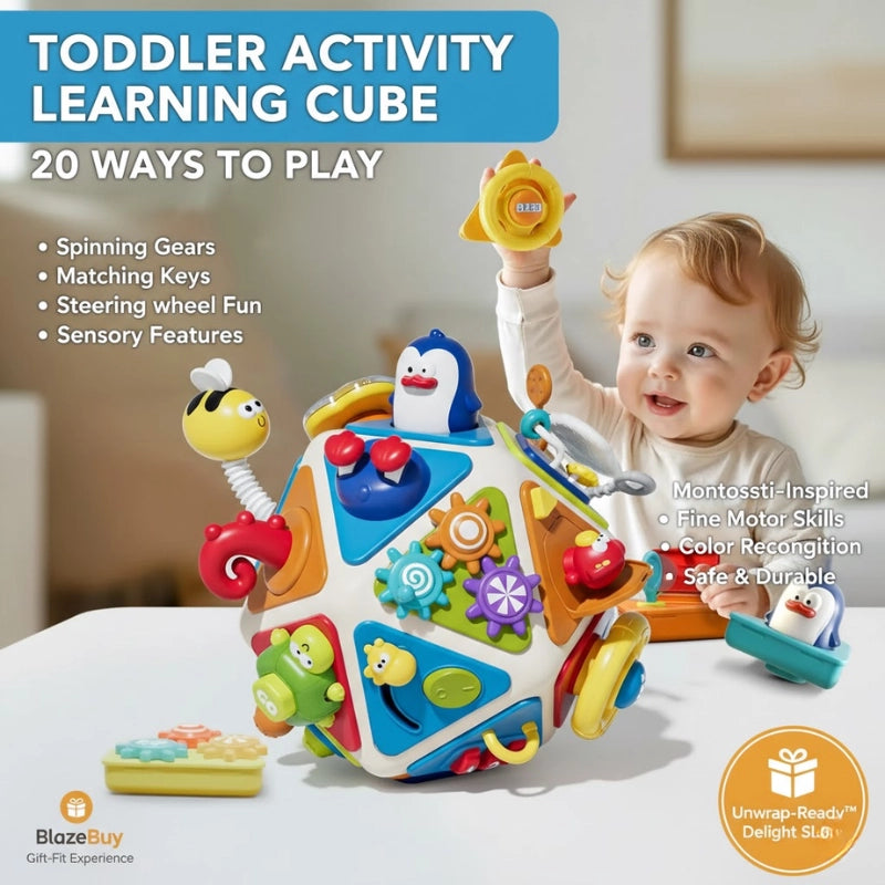 Toddler Activity Learning Cube