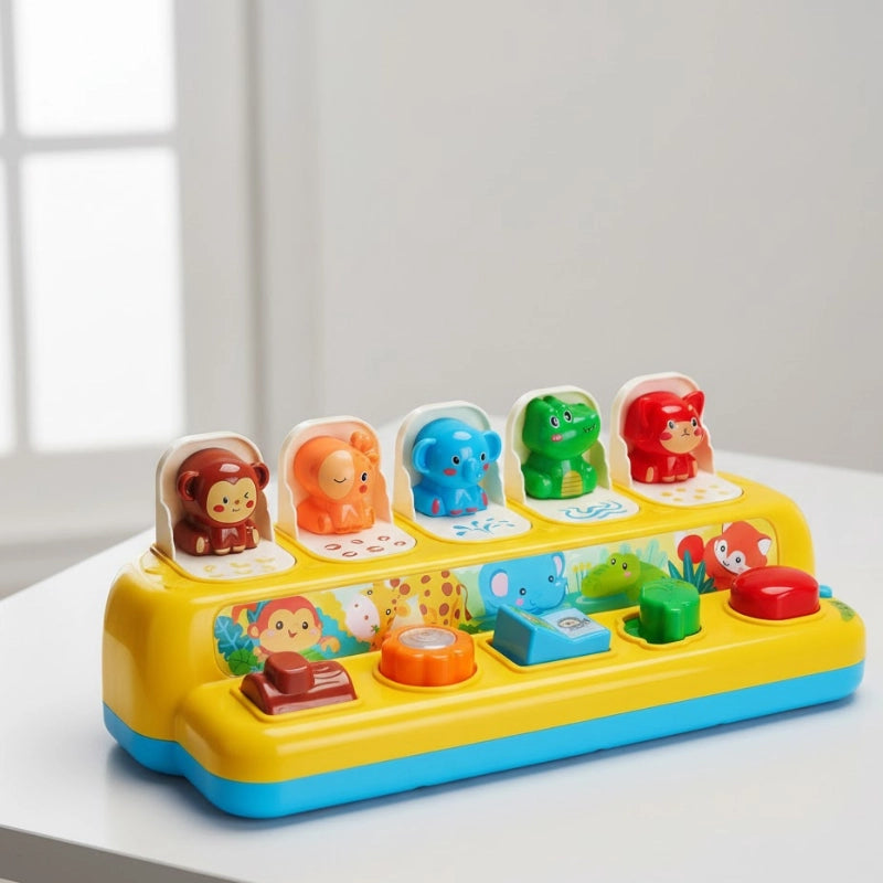 Pop-Up Animal Learning Toy