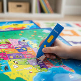 Interactive Talking Learning Maps for Kids