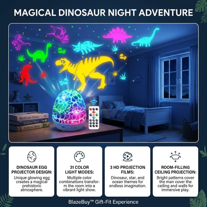 Dinosaur Galaxy Night Projector