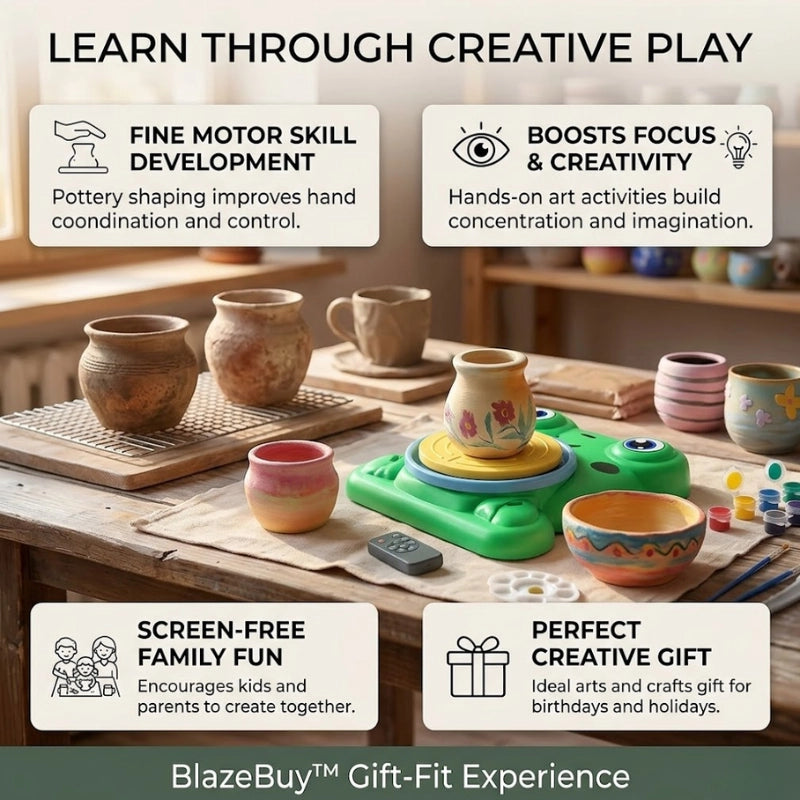 Creative Kids Pottery Wheel Kit