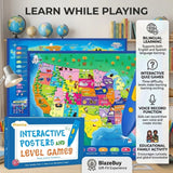 Interactive Talking Learning Maps for Kids