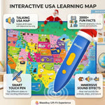 Interactive Talking Learning Maps for Kids