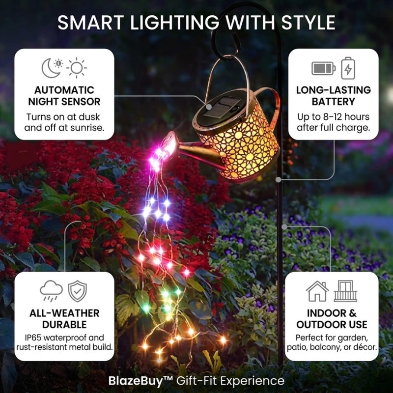 Solar Watering Can Lights
