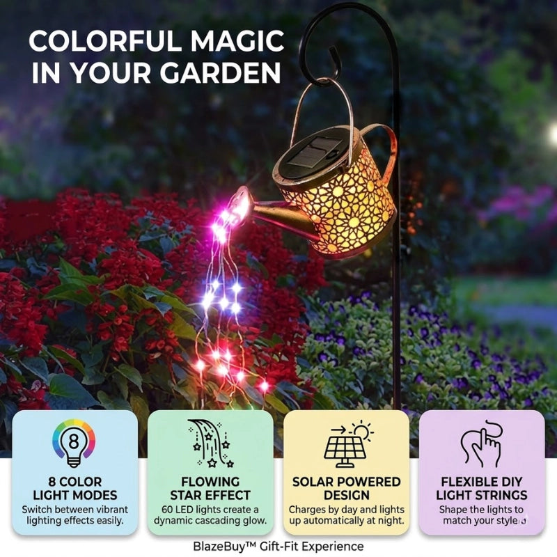 Solar Watering Can Lights