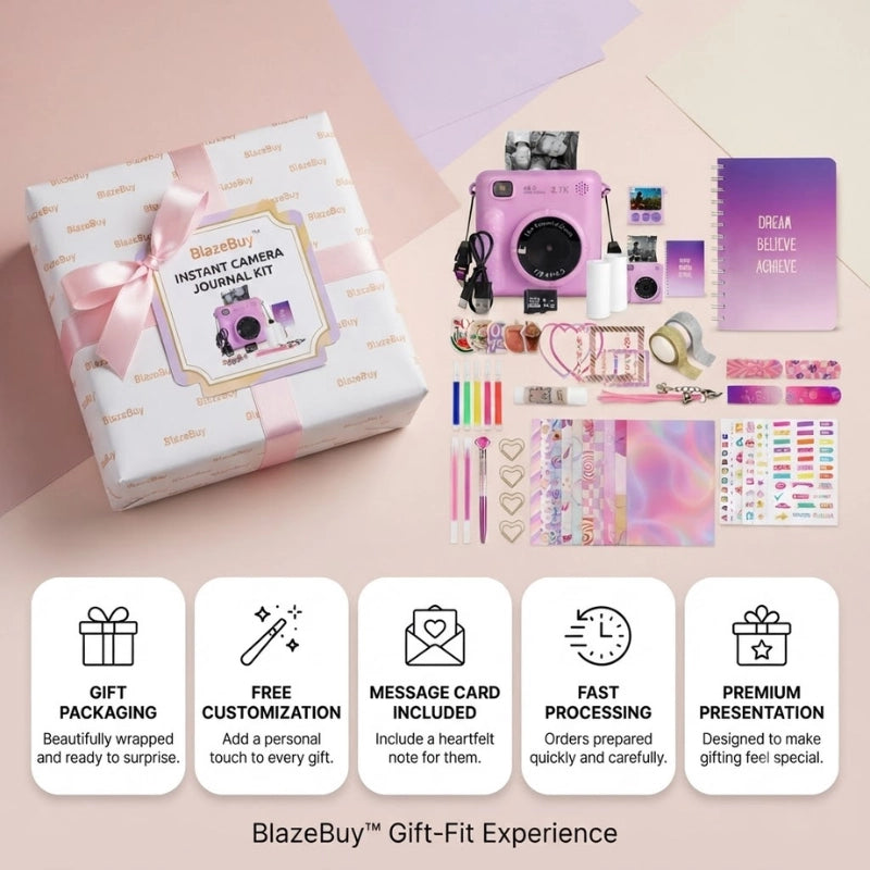 Instant Print Camera Journal Set