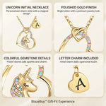 Unicorn Heart Pendant Necklace