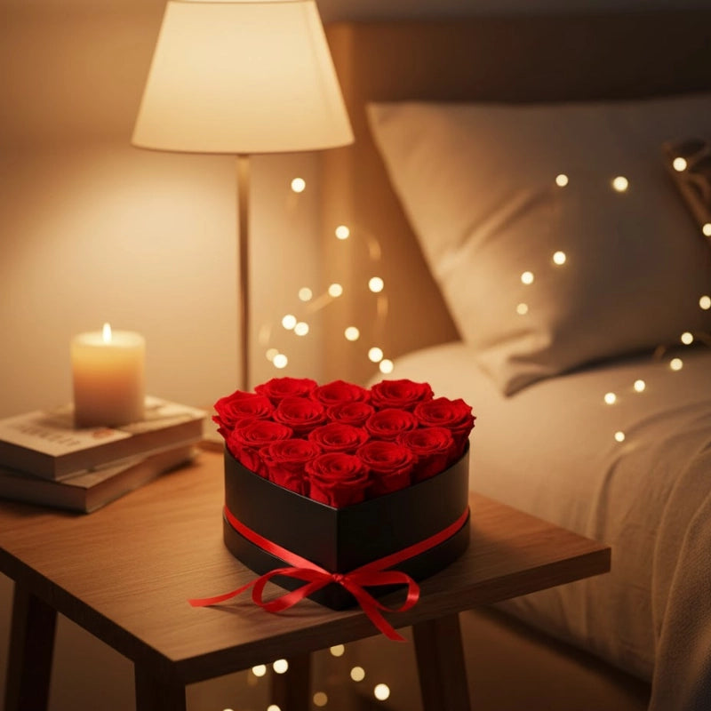 Forever Heart Rose Box