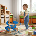 Wooden Puppy Pull Toy