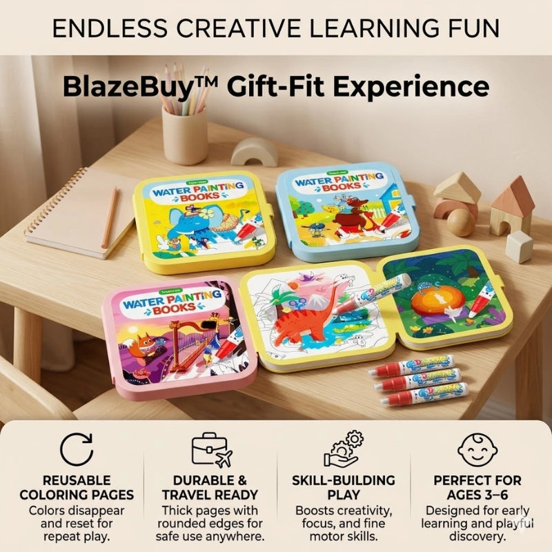 Magic Water Painting Books