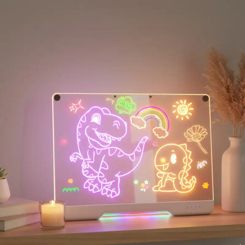 LED Rechargeable Glow Art Board