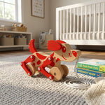 Wooden Puppy Pull Toy
