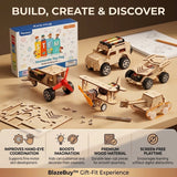 STEM Wooden Car Builder Kit