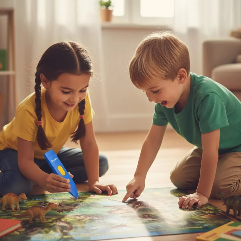 Interactive Talking Learning Maps for Kids