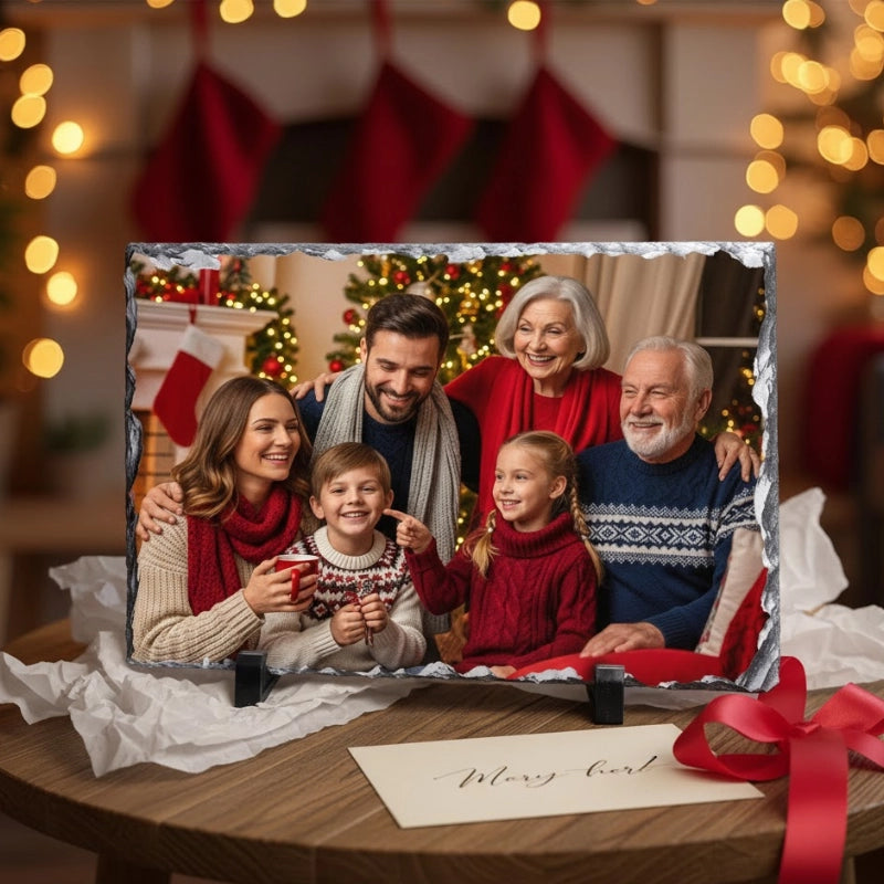 Personalized Slate Photo Plaque