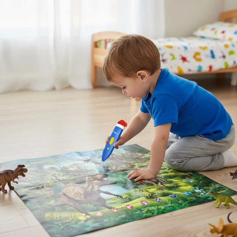 Interactive Talking Learning Maps for Kids