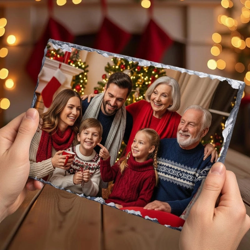 Personalized Slate Photo Plaque