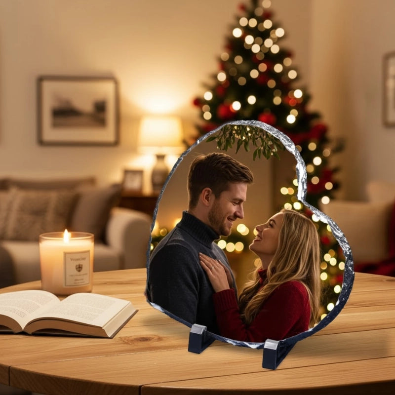 Personalized Slate Photo Plaque