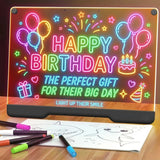 LED Rechargeable Glow Art Board