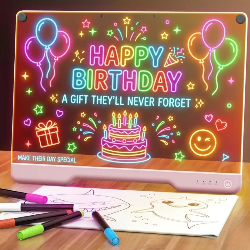 LED Rechargeable Glow Art Board