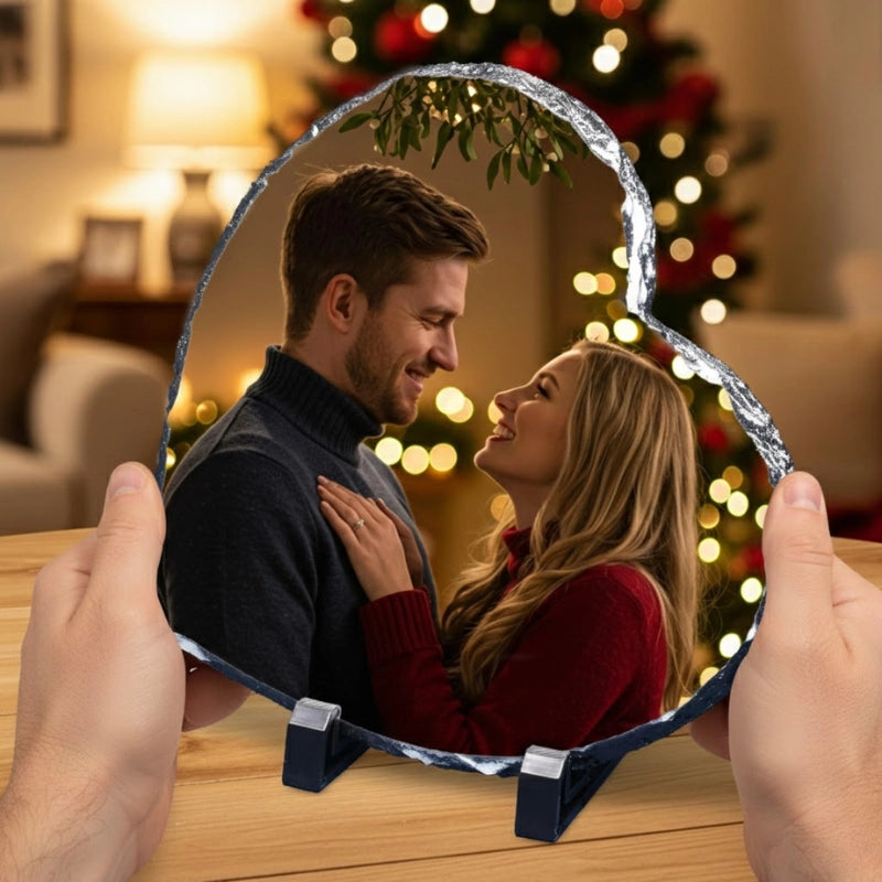 Personalized Slate Photo Plaque