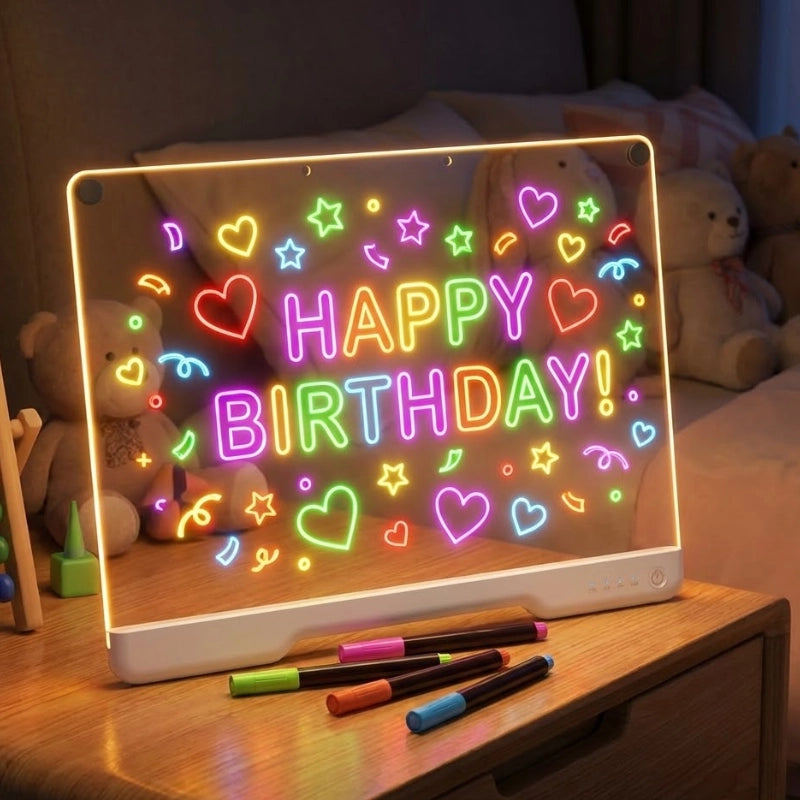 LED Rechargeable Glow Art Board