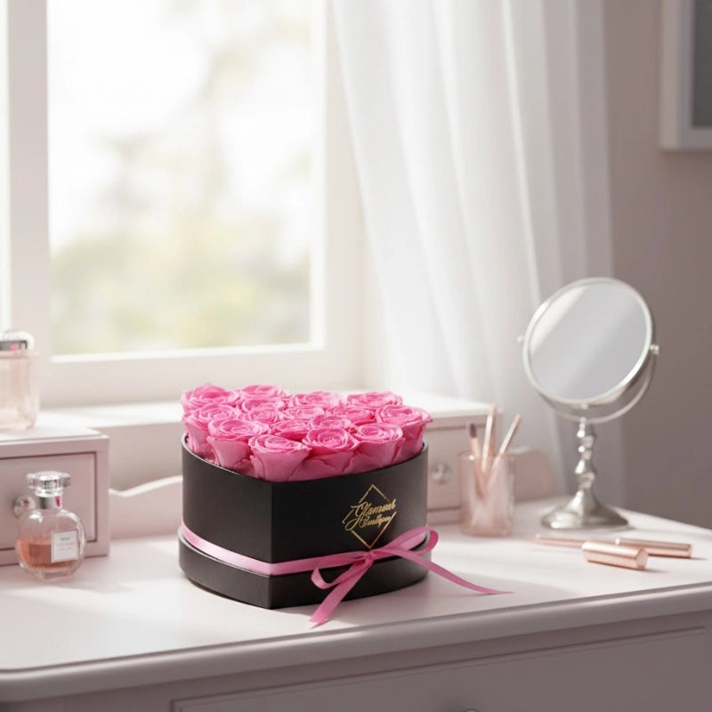 Forever Heart Rose Box