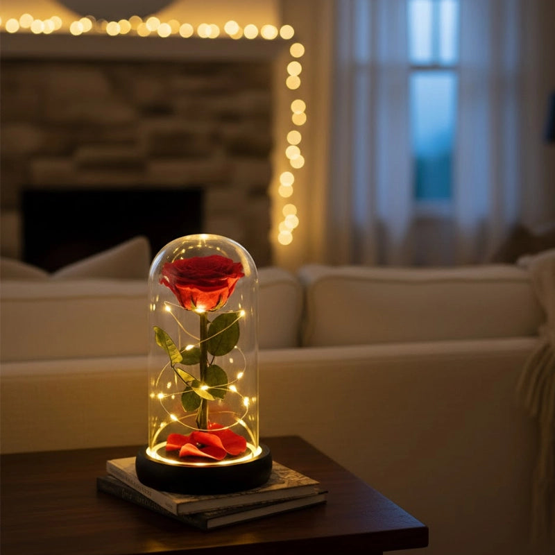 Eternal Rose Glass Dome
