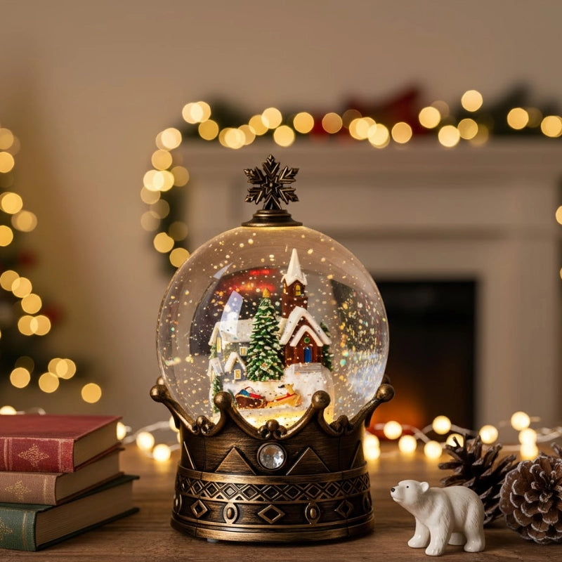 Musical Christmas Snow Globe