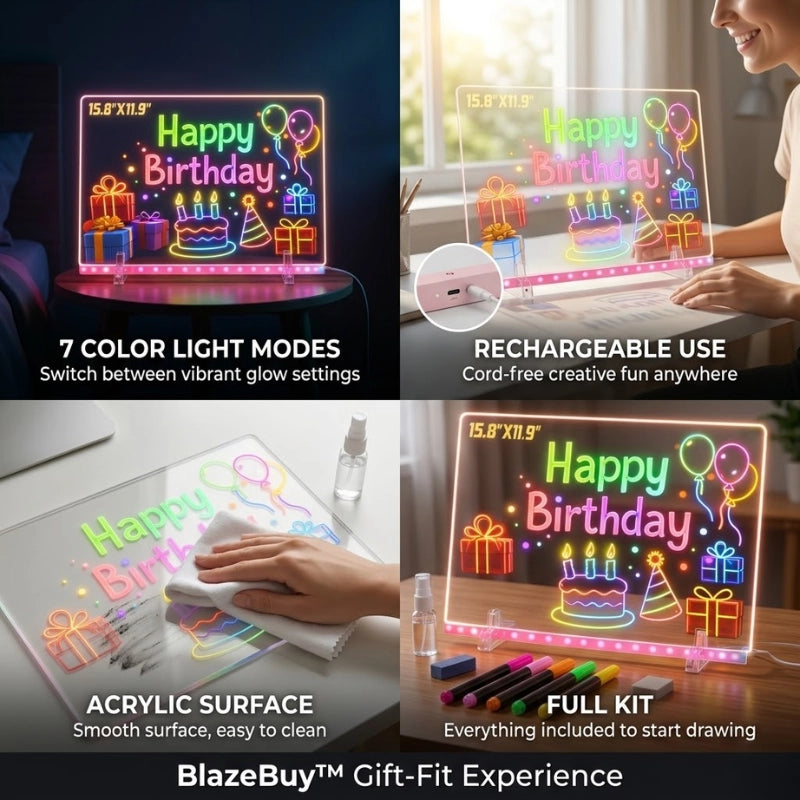 LED Acrylic Drawing Board