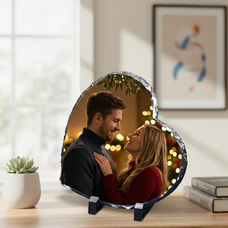 Personalized Slate Photo Plaque